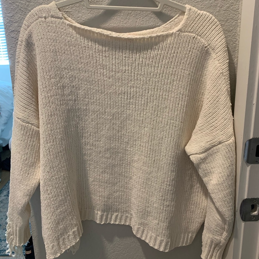 Off-White Reversible Ripped Sweater - Picture 2 of 4